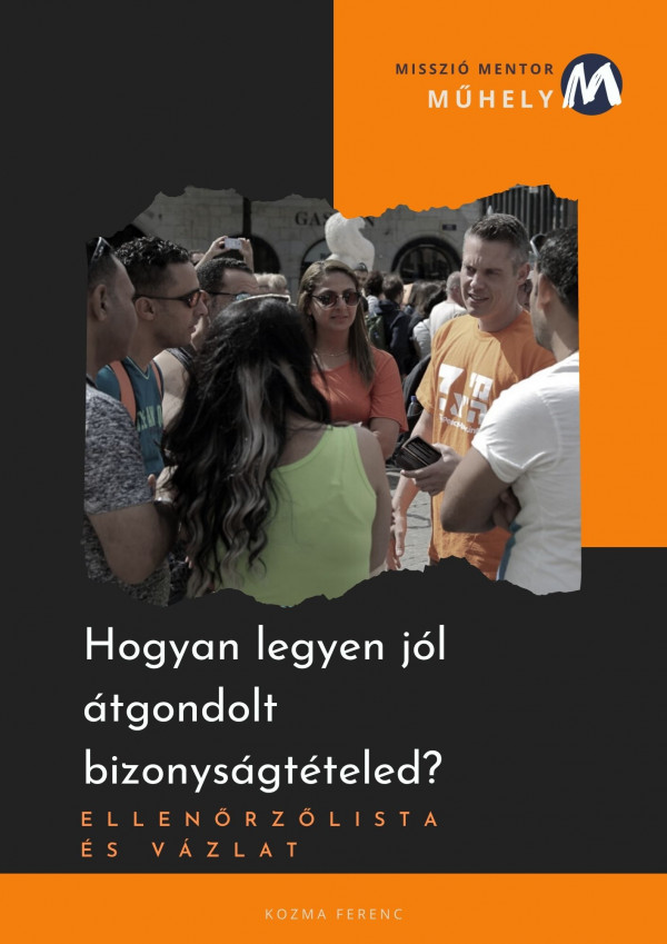 Bizonyságtétel könyv borító